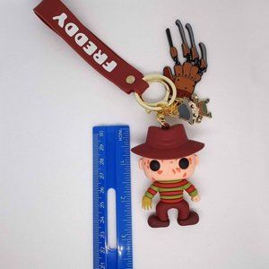 Halloween Freddy Keychain with Accessories
